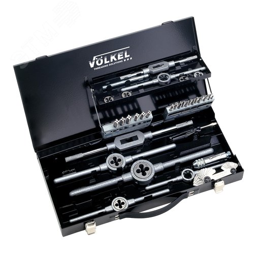 Изображение товара Набор метчиков и плашек M3-M12 HSS-G 37пр (набор)