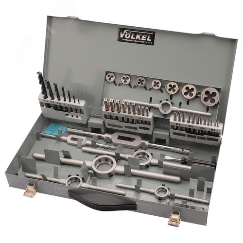 Изображение товара Набор метчиков и плашек M3-M12 HSS-G 44пр (набор)