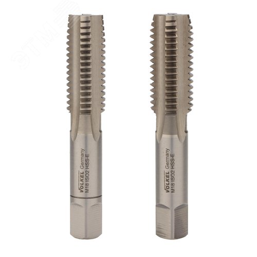 Изображение товара Набор метчиков 2шт М18х2,5 DIN352 6h HSSE (комплект)