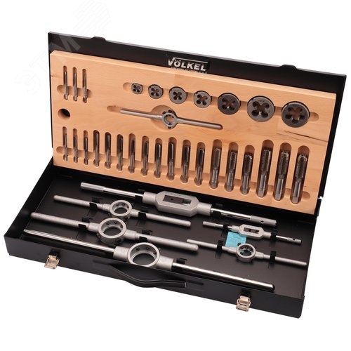 Изображение товара "Набор метчиков и плашек BSW 1/4""-3/4"" HSS-G 35пр" (набор)