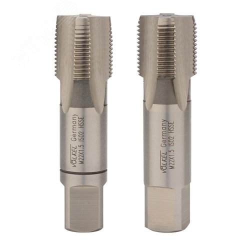 Изображение товара Набор метчиков 2шт М22х1,5 DIN2181 6h HSSE (комплект)