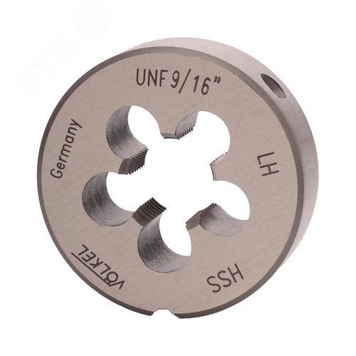 Изображение товара "Плашка левая UNF 9/16""-18 HSS DIN22568 2A 38x10мм " (шт)