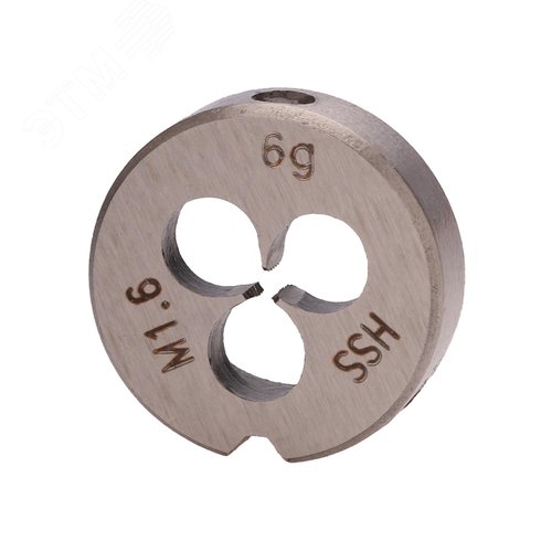 Изображение товара Плашка М1,6х0,35 HSS DIN22568 6g 16х5мм (шт)