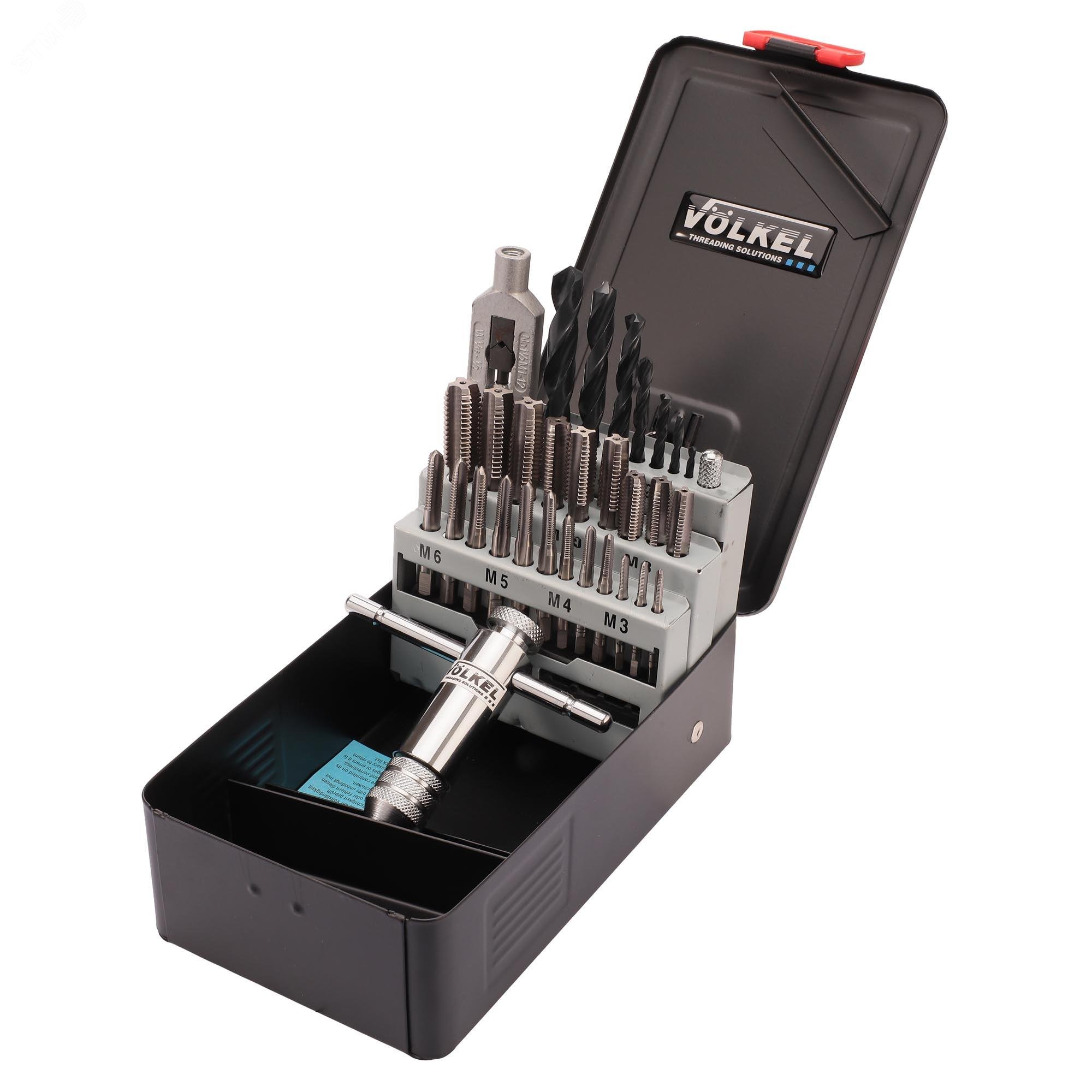 Изображение товара Набор метчиков M3-M12 HSS-G DIN352 30пр (набор)