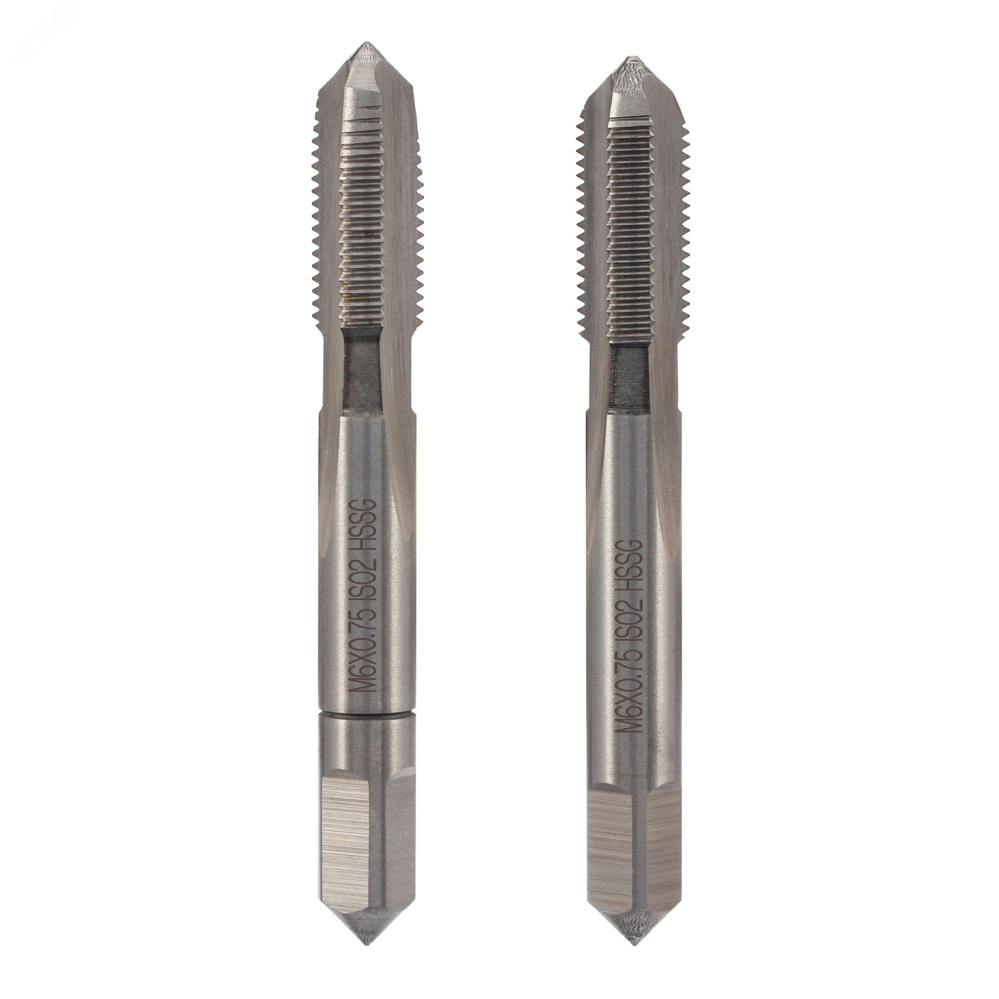 Изображение товара Набор метчиков 2шт М6х0,75 HSS-G 6h (шт)