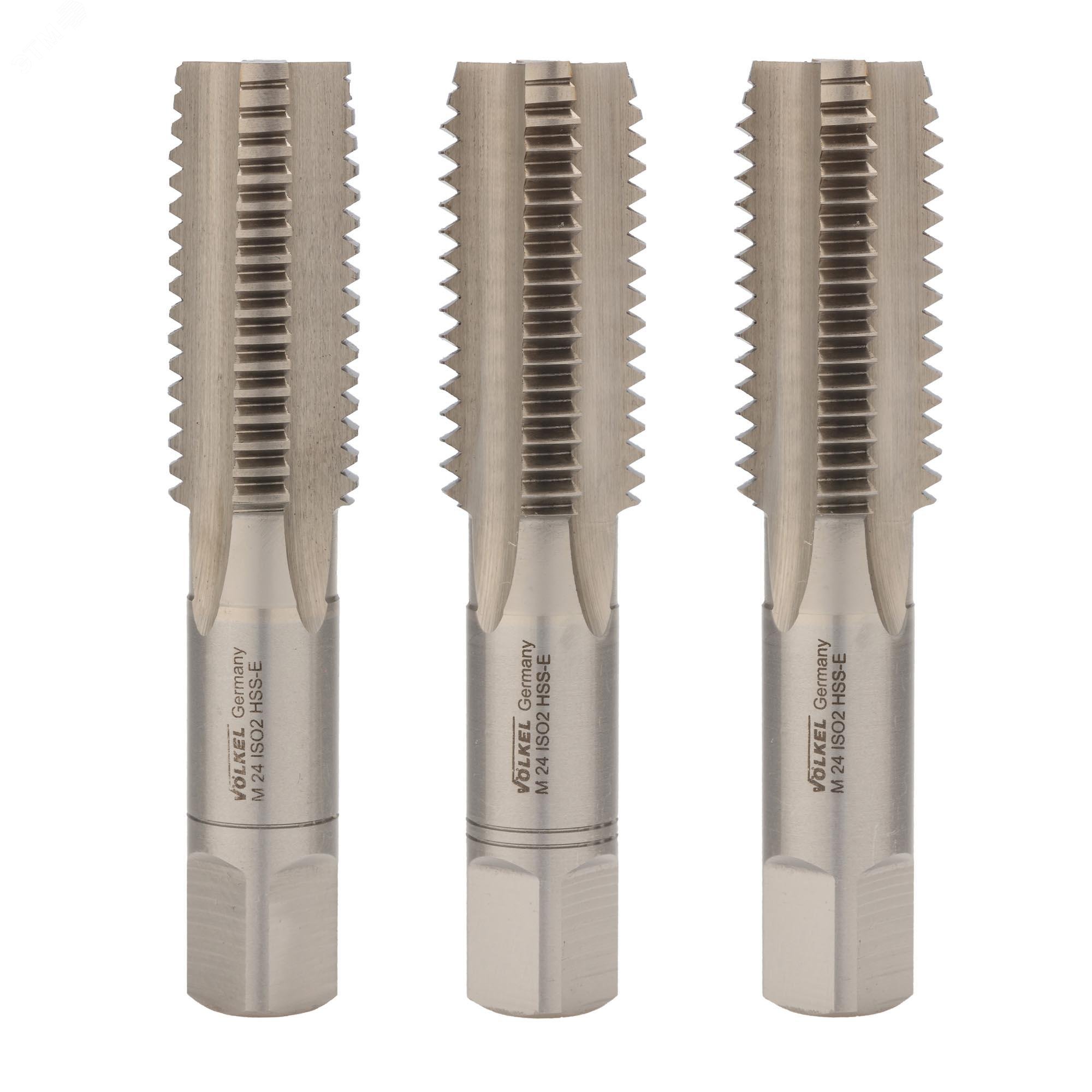 Изображение товара Набор метчиков 3шт М24х3,0 DIN352 6h HSSE (комплект)