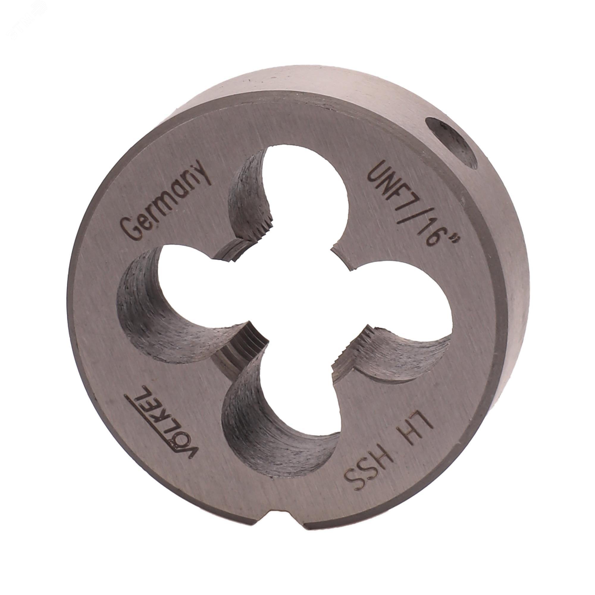 Изображение товара "Плашка левая UNF 7/16""-20 HSS DIN22568 2A 30x11мм " (шт)