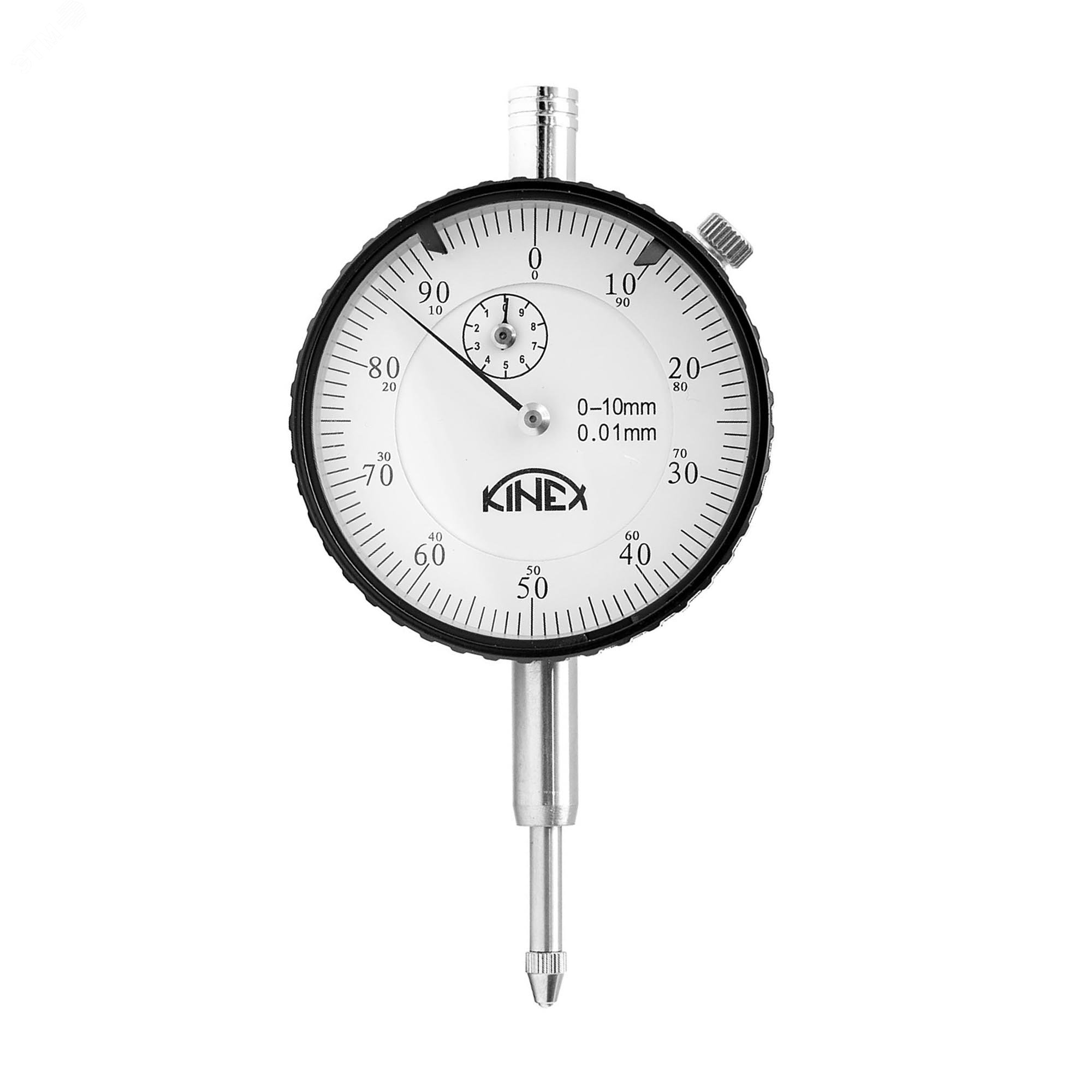 Индикатор часового типа ИЧ-10 0-10мм 0,01мм (с ушком) 1155-02-410 Kinex