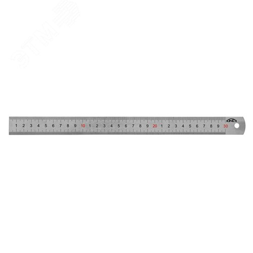 Изображение товара Линейка стальная 300х25х1,0мм (шт)
