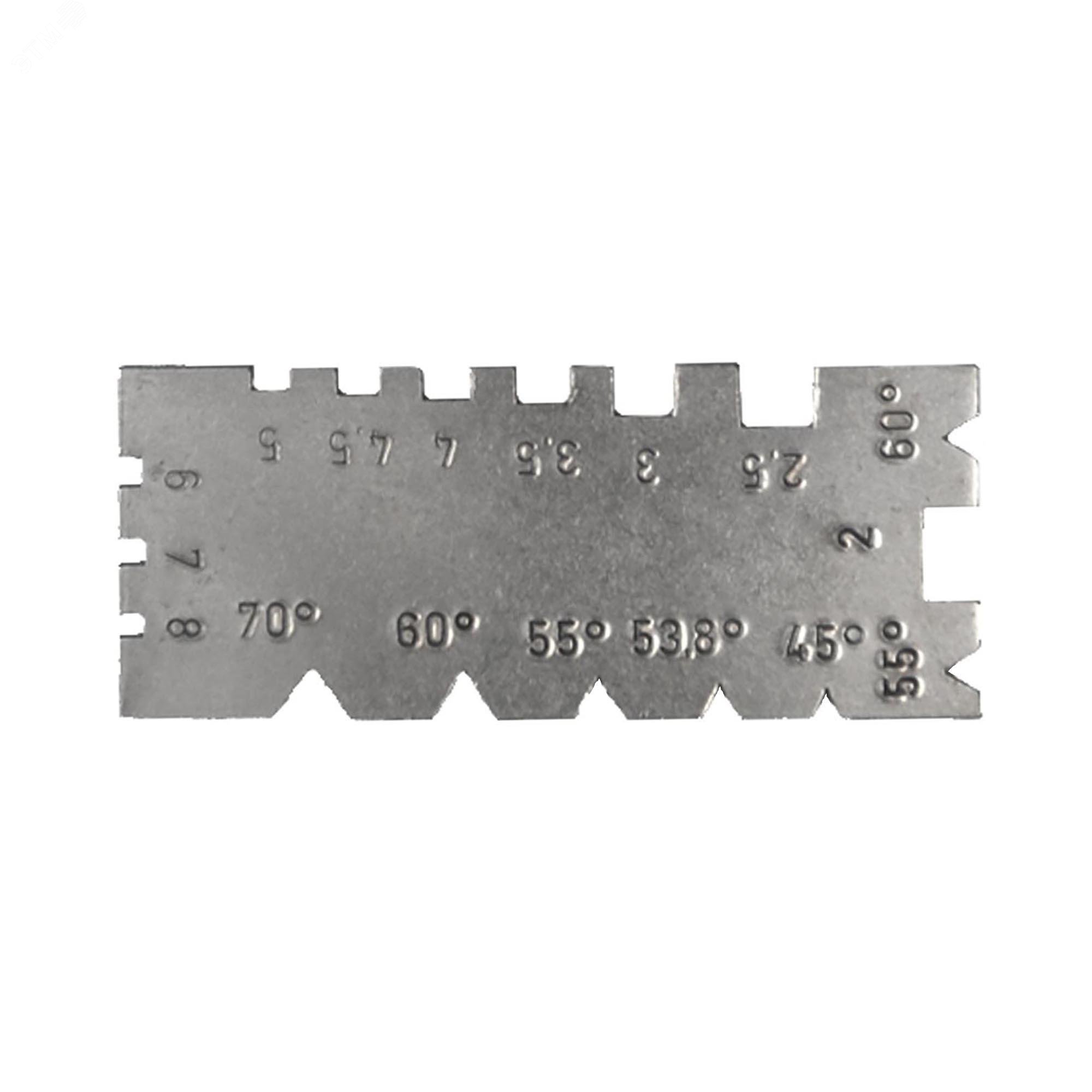 Изображение товара Шаблон резьбовой Universal KINEX 1126 для определения шага и угла резьбы