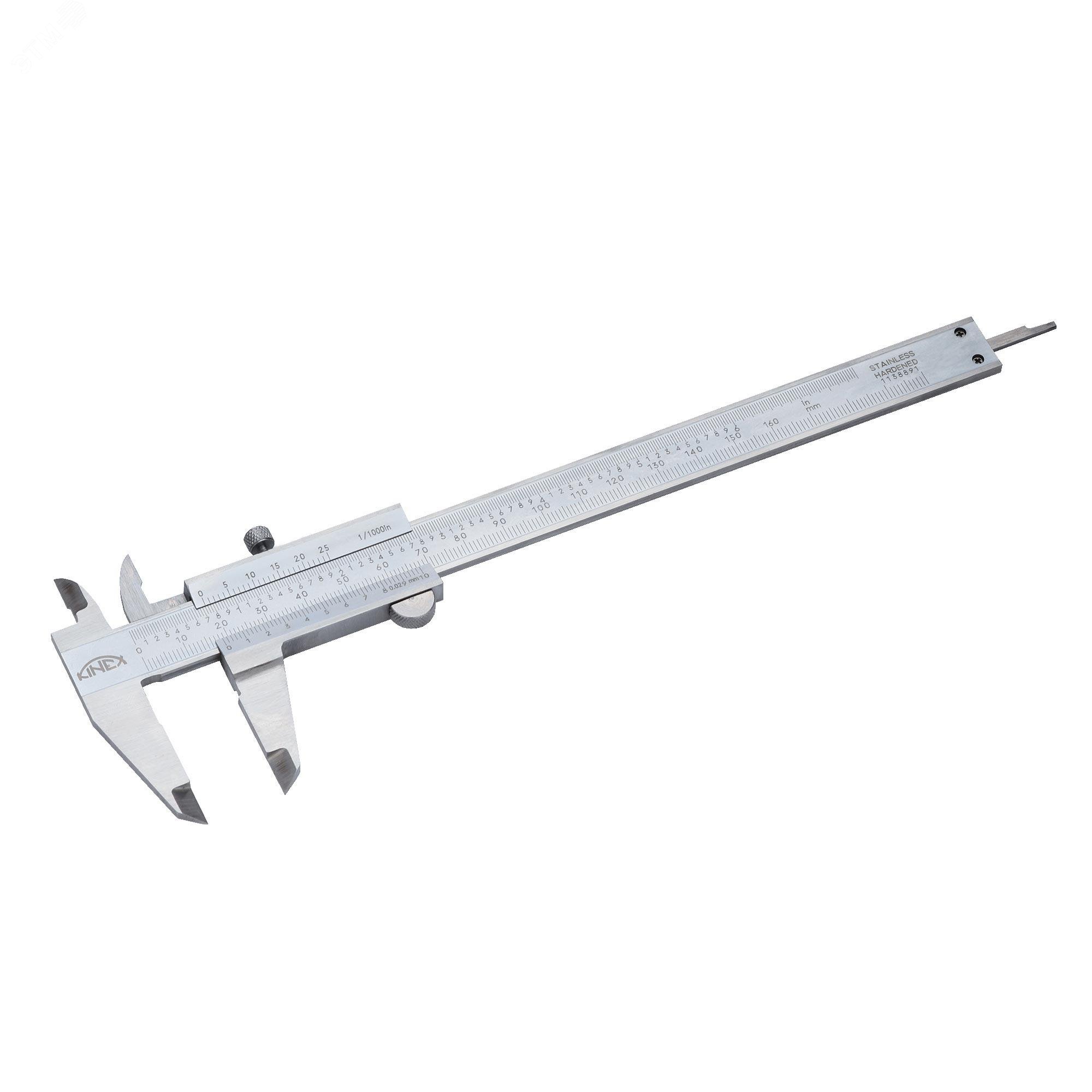 Изображение товара Штангенциркуль ШЦ-1-160/40мм 0,02мм DIN862 из нержавеющей стали