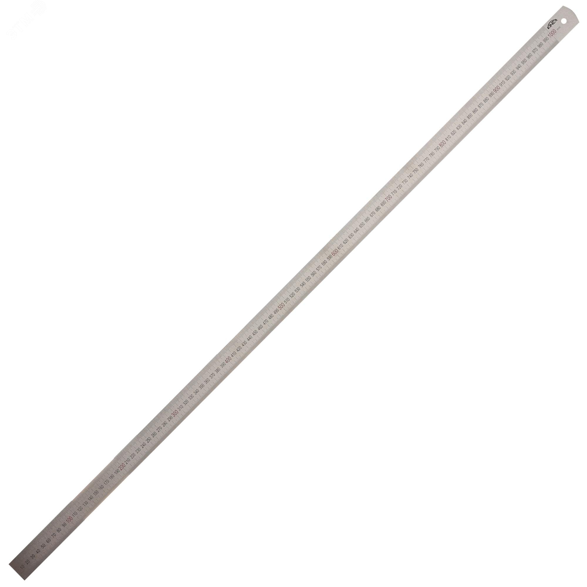 Изображение товара Линейка стальная 1000х30х1,0мм (шт)