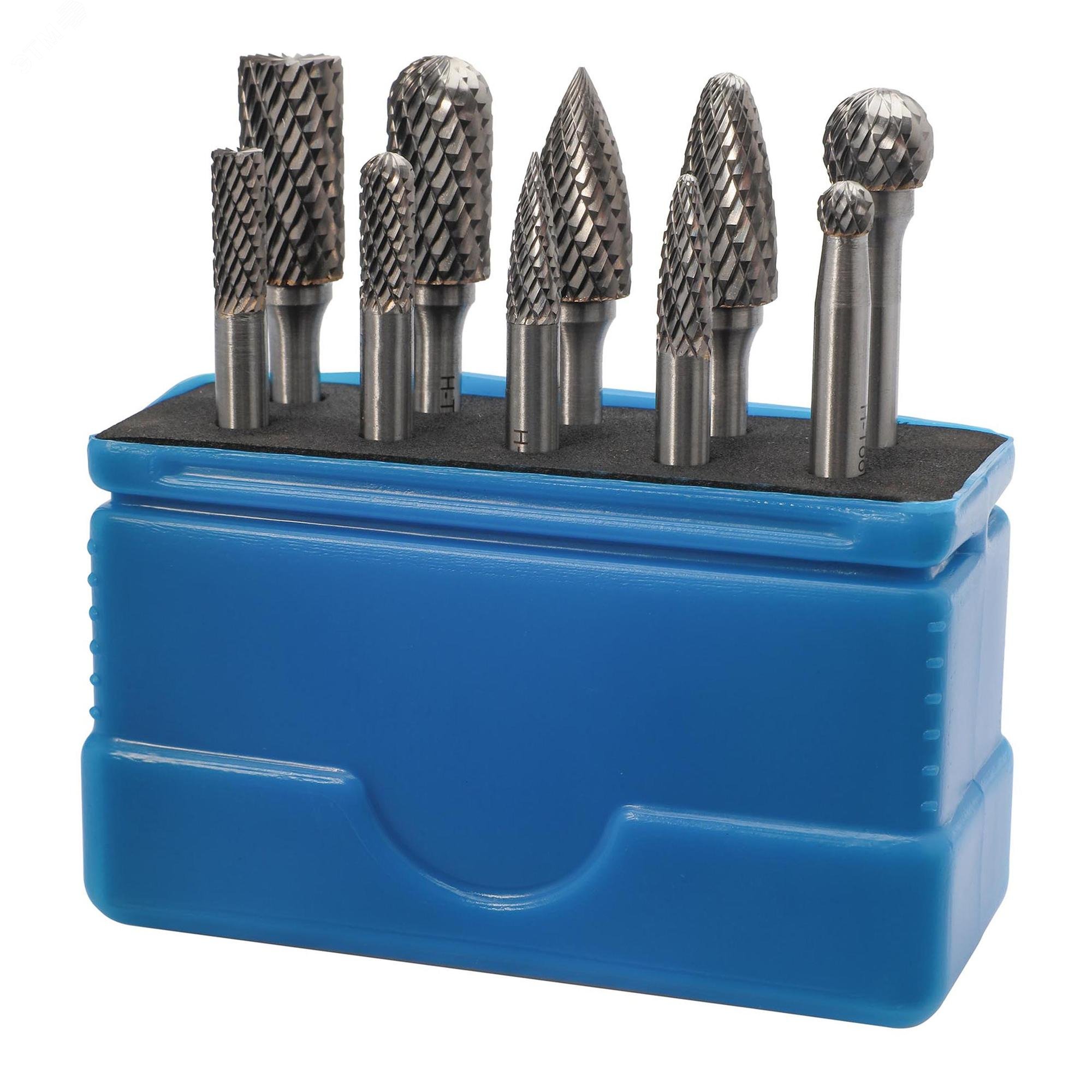 Изображение товара Набор бор-фрез твердосплавных 10шт HM S=6мм Mini-Box (Набор)
