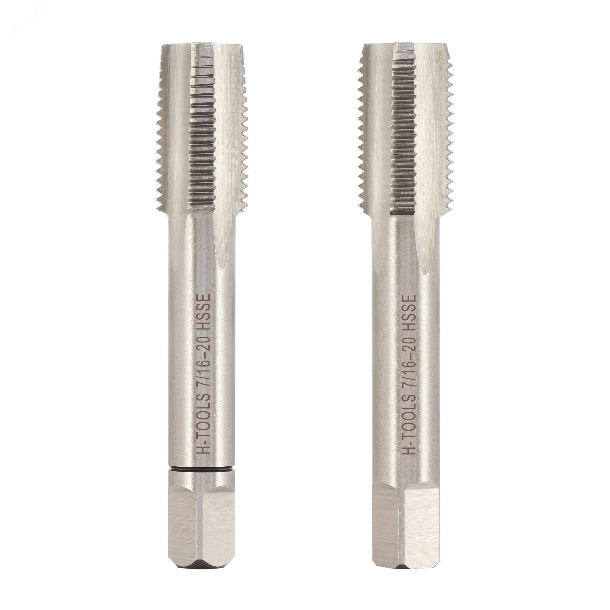 Изображение товара Набор метчиков UNF 7/16-20 DIN2181 HSSE 2 шт H-Tools