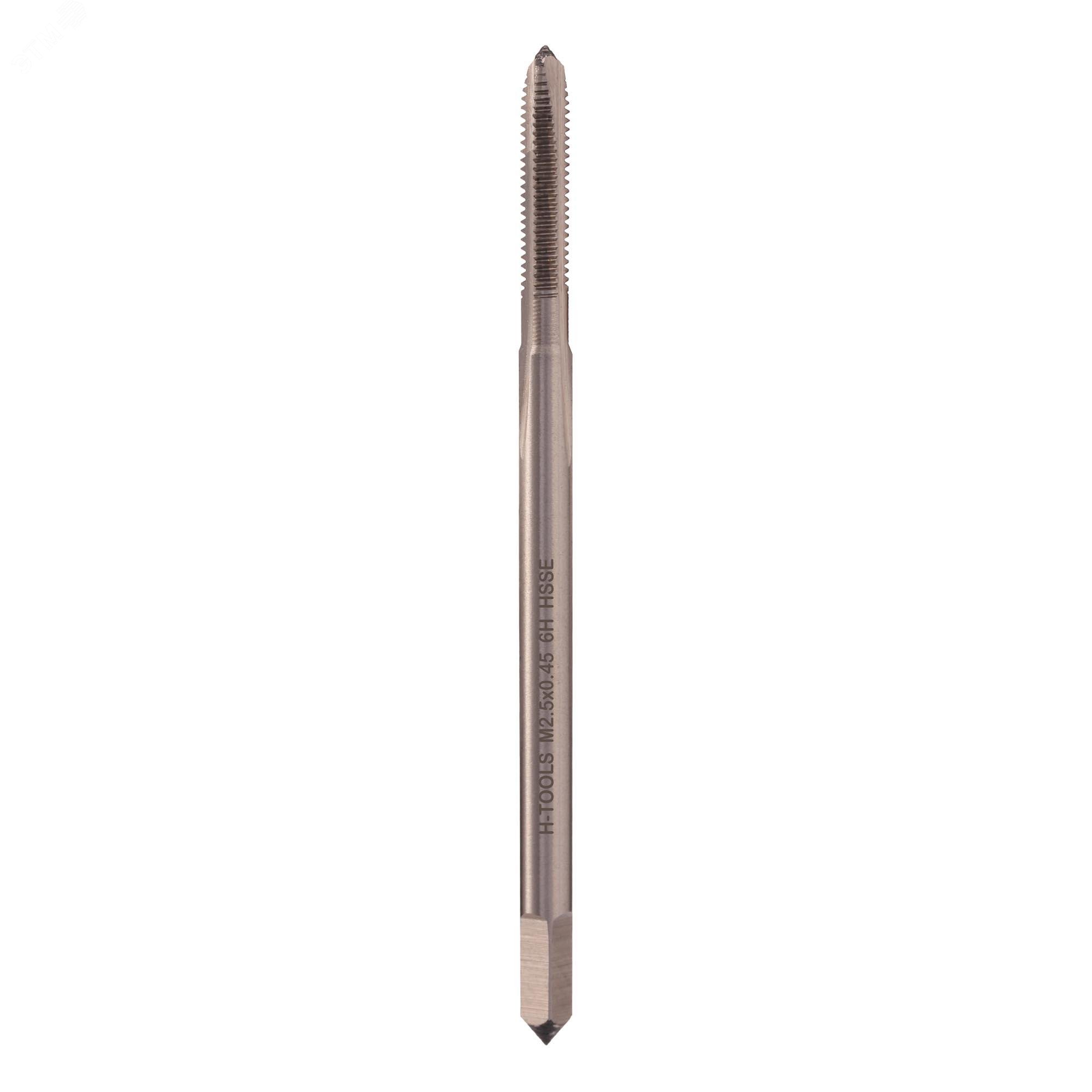 Изображение товара Метчик машинный М2,5х0,45 DIN371 6h HSSE H-Tools