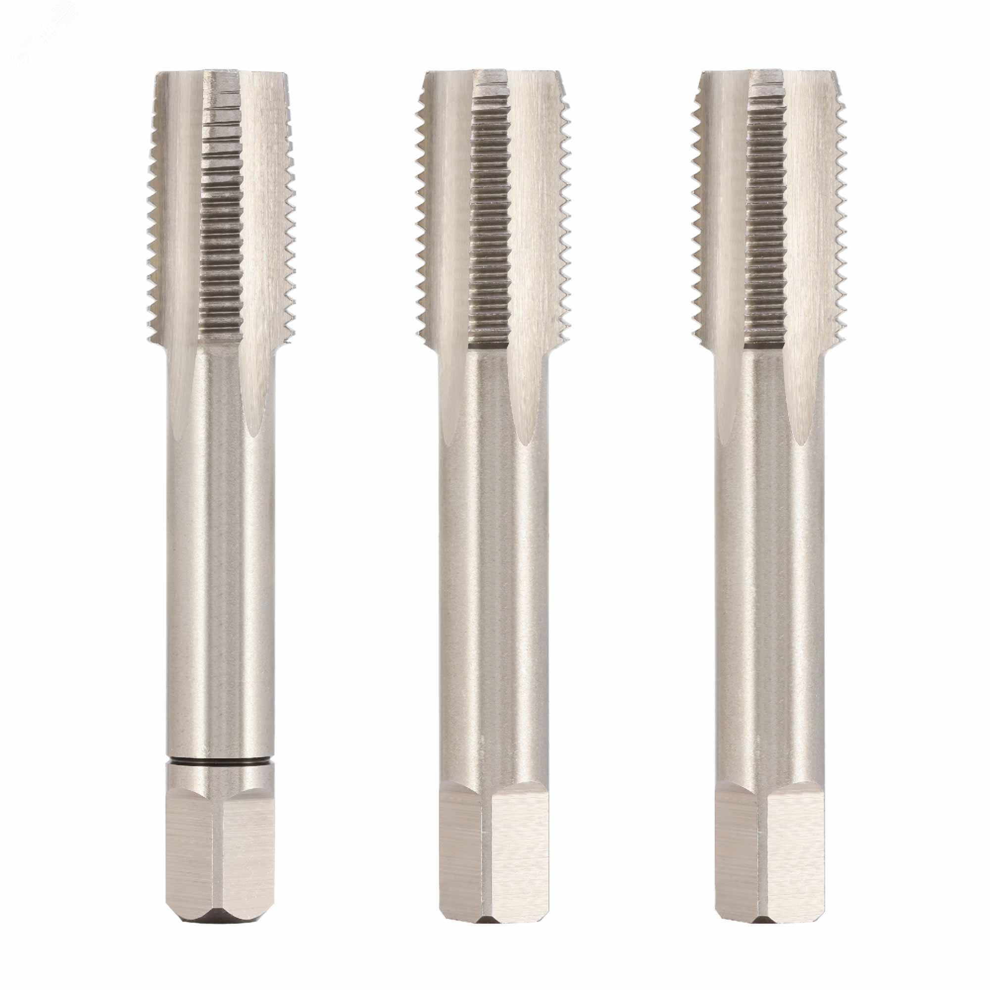 Изображение товара Набор метчиков (3шт) UN 1,1/4"-8 HSSE 151мм a 1 мм (набор)