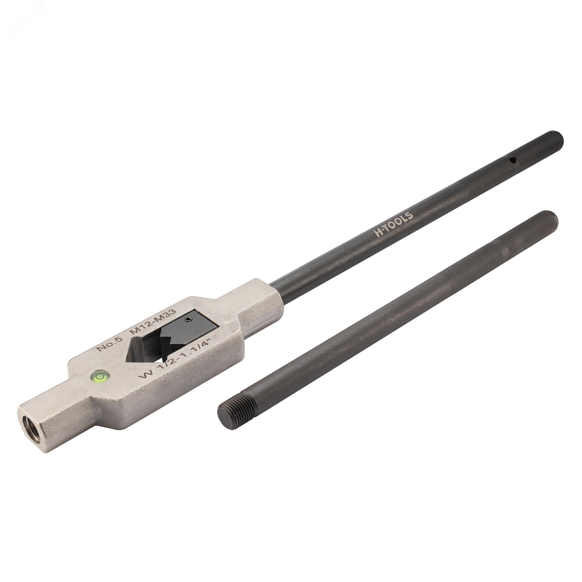 Изображение товара Метчикодержатель с уровнем M12-M33 700мм DIN1814 (шт)