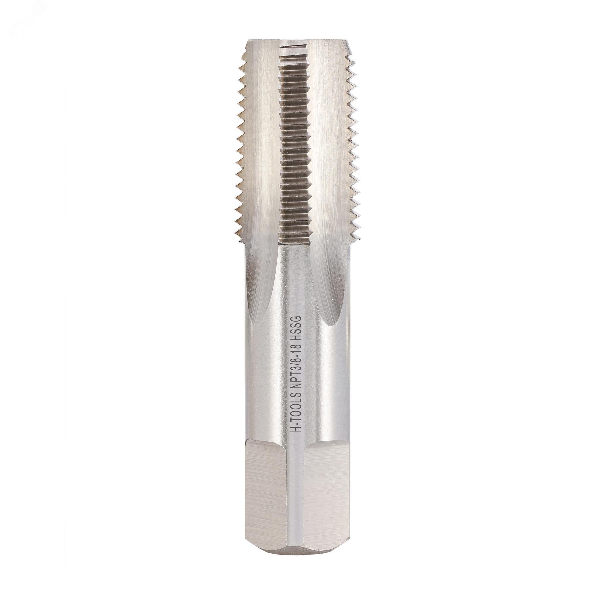 Изображение товара Метчик конический NPT 3/8 -18 HSS-G C/2-3P 60° (шт)