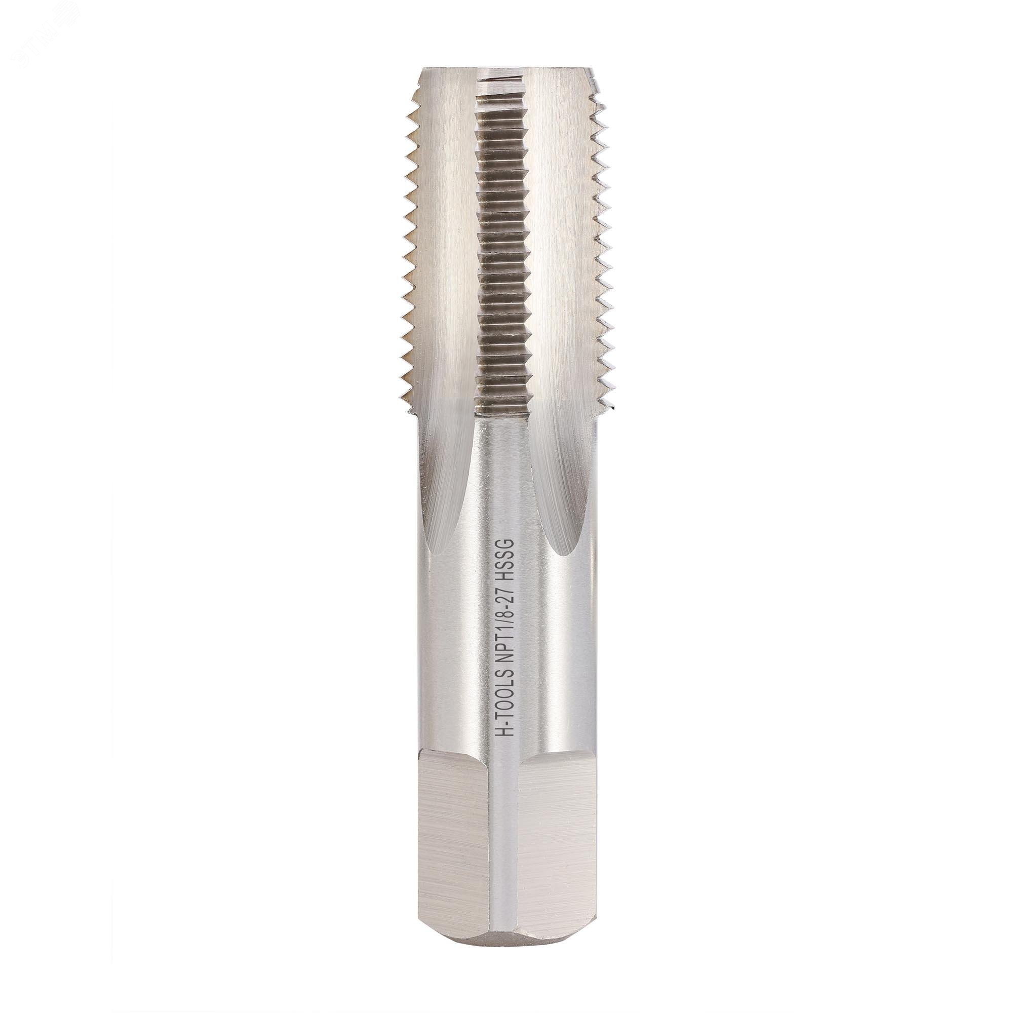 Изображение товара Метчик конический NPT 1/8 -27 HSS-G C/2-3P 60° (шт)