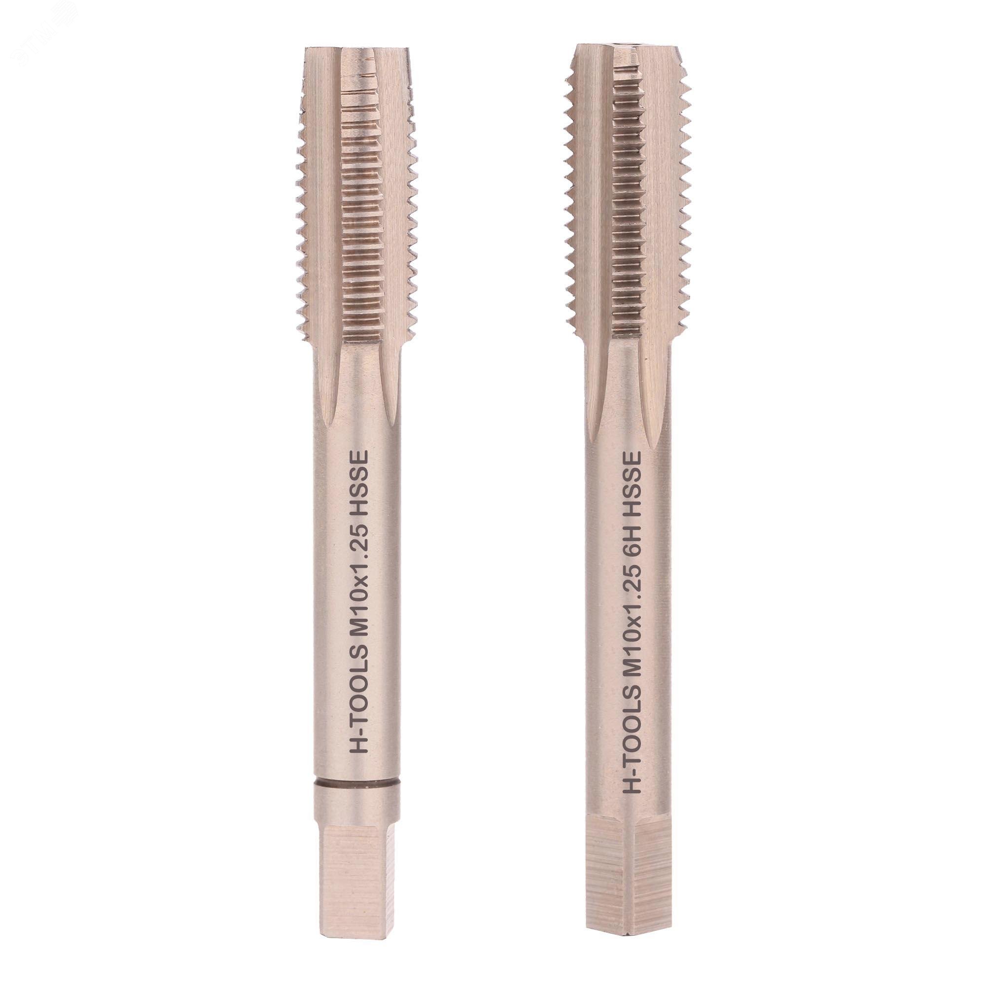 Изображение товара Набор метчиков 2шт М10х1,25 DIN2181 6h HSSE (комплект)