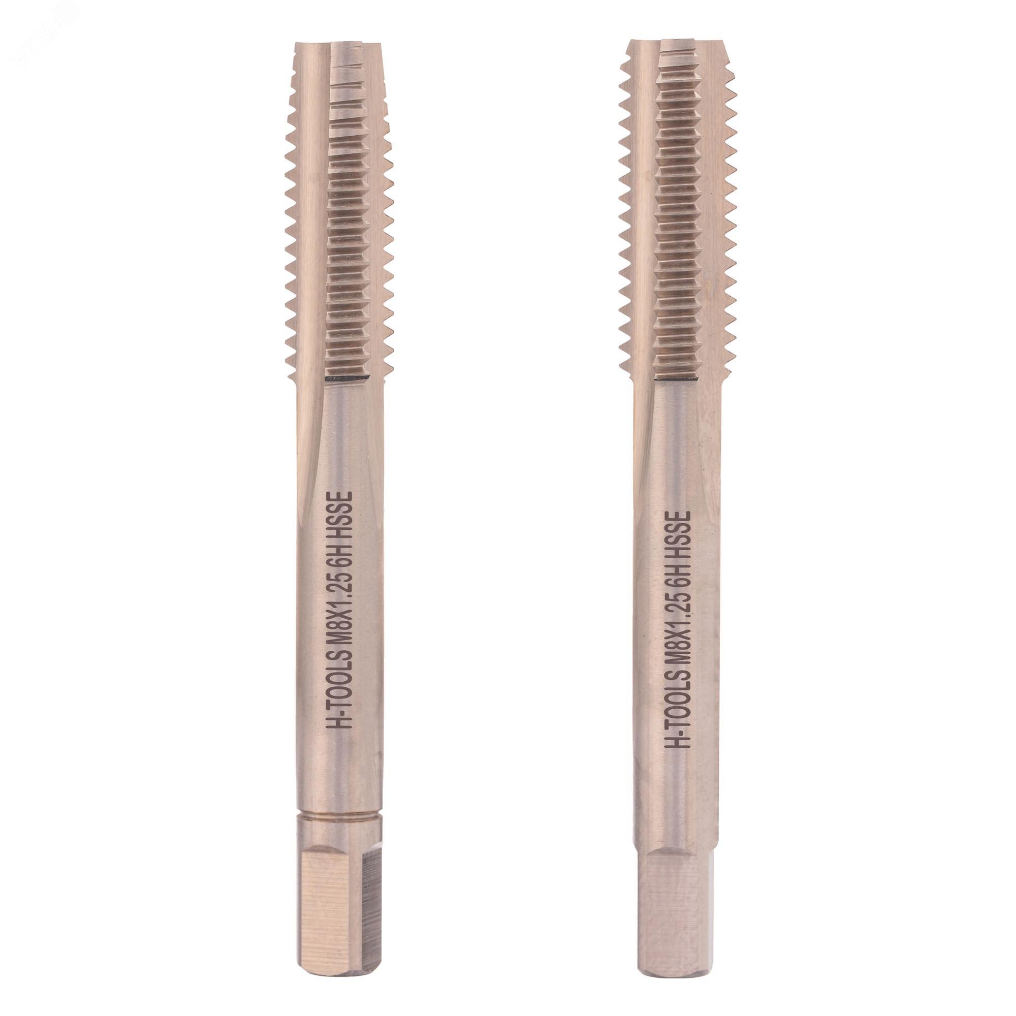 Изображение товара Набор метчиков 2шт М8х1,25 DIN352 6h HSSE (комплект)