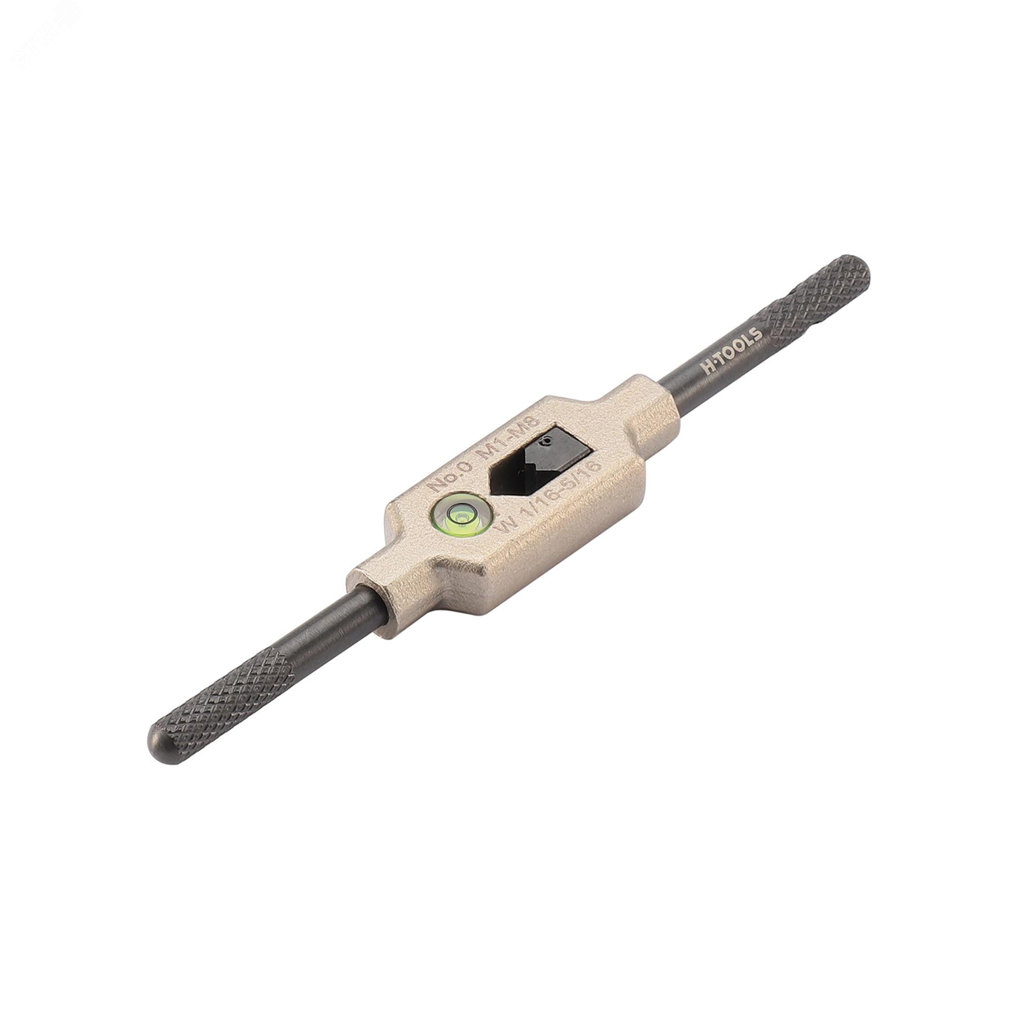 Изображение товара Метчикодержатель с уровнем M1-M8 125мм DIN1814 (шт)
