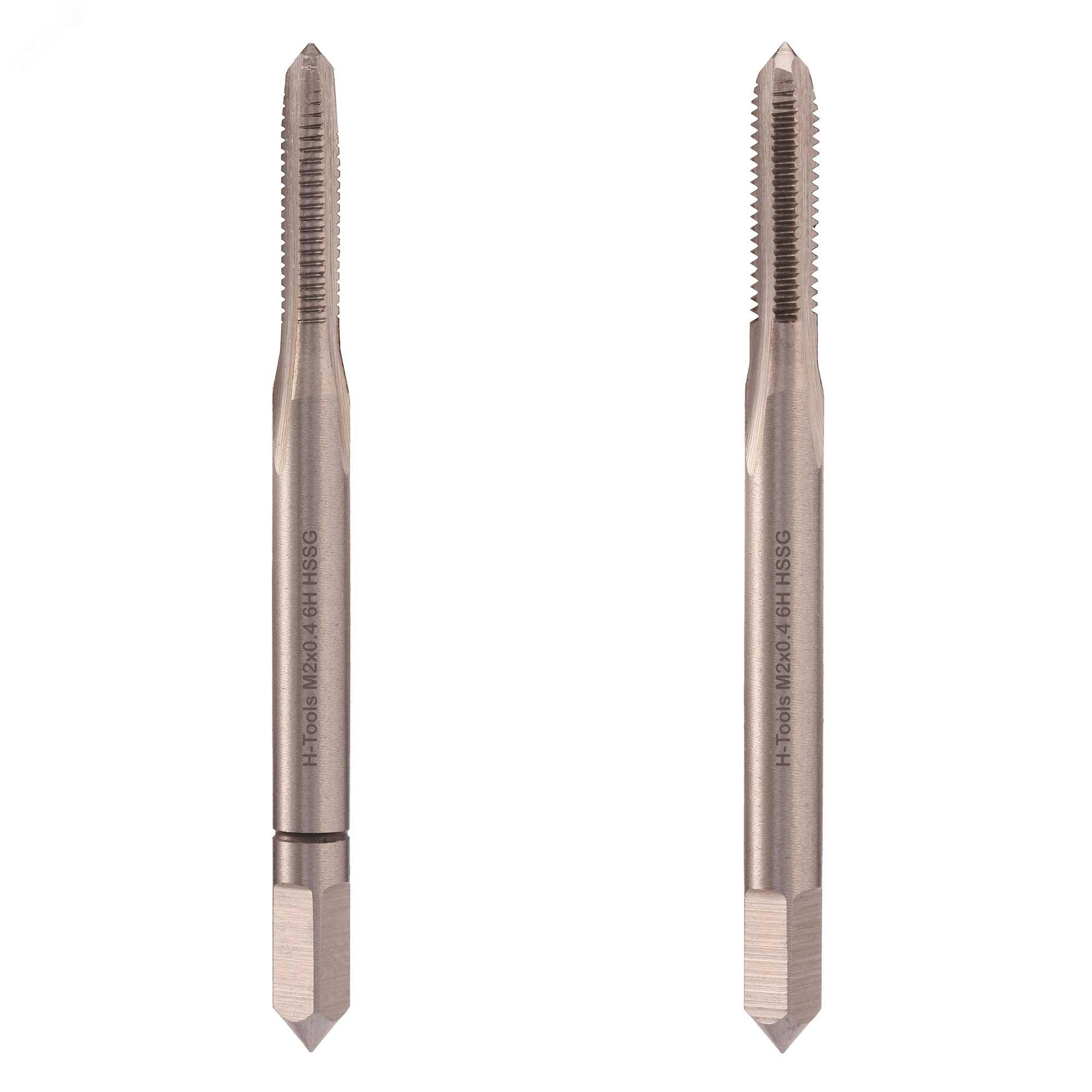 Изображение товара Комплект метчиков 2 шт М2х0,4 DIN352 6h HSS-G ручной