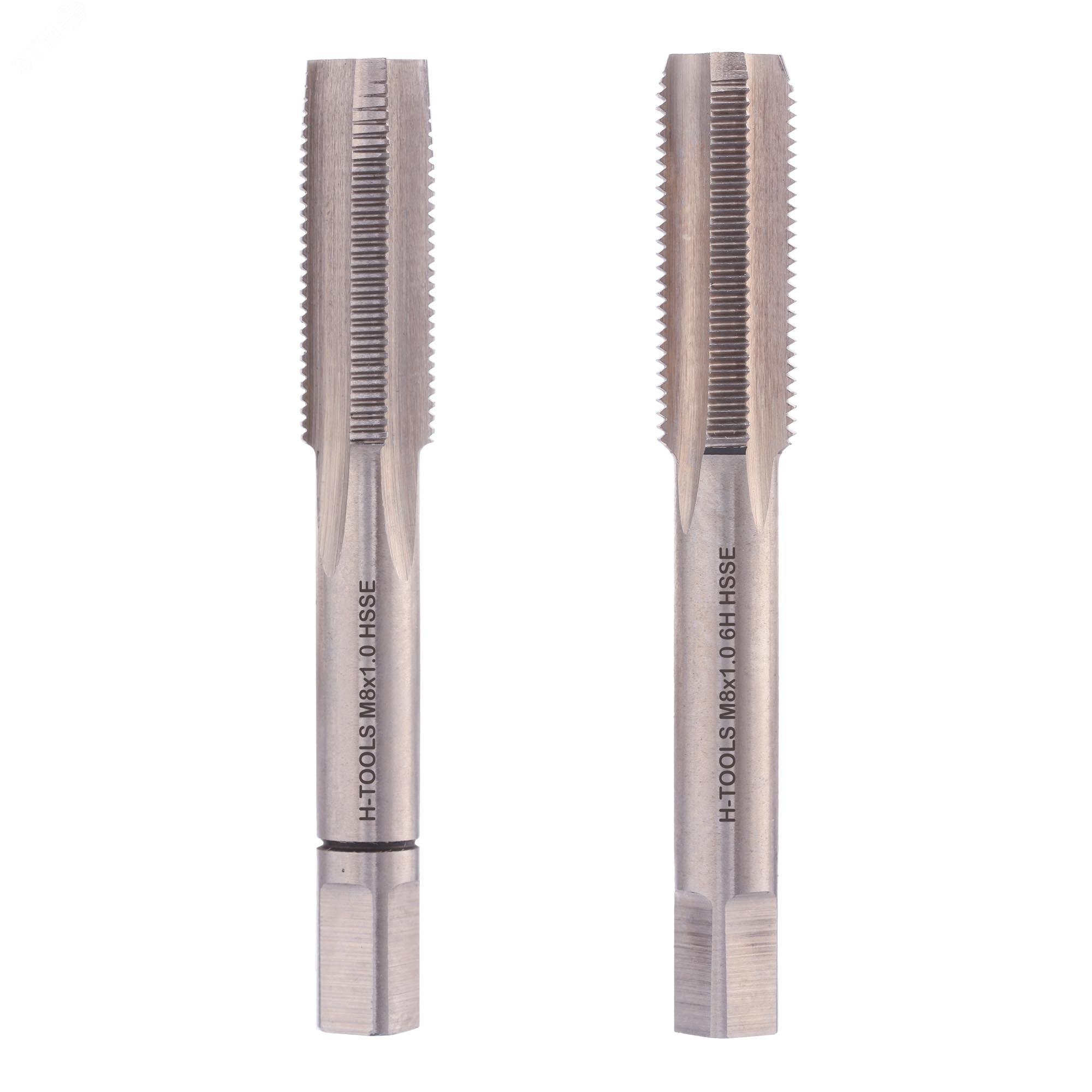 Изображение товара Набор метчиков 2шт М8х1,0 DIN2181 6h HSSE (комплект)