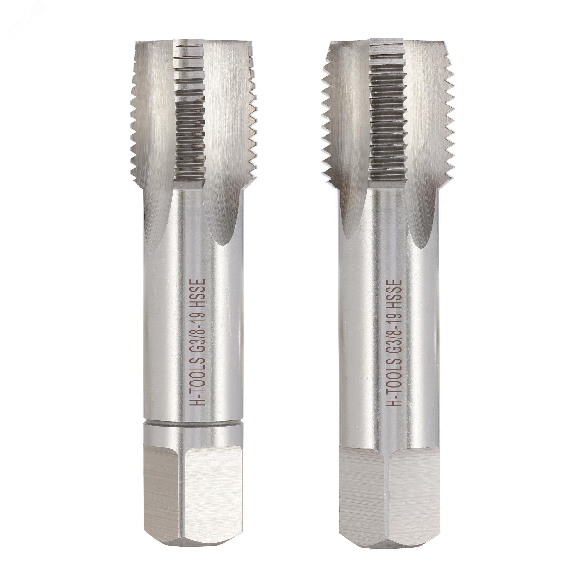 Изображение товара Набор метчиков 2шт G 3/8 -19 DIN5157 HSSE (шт)
