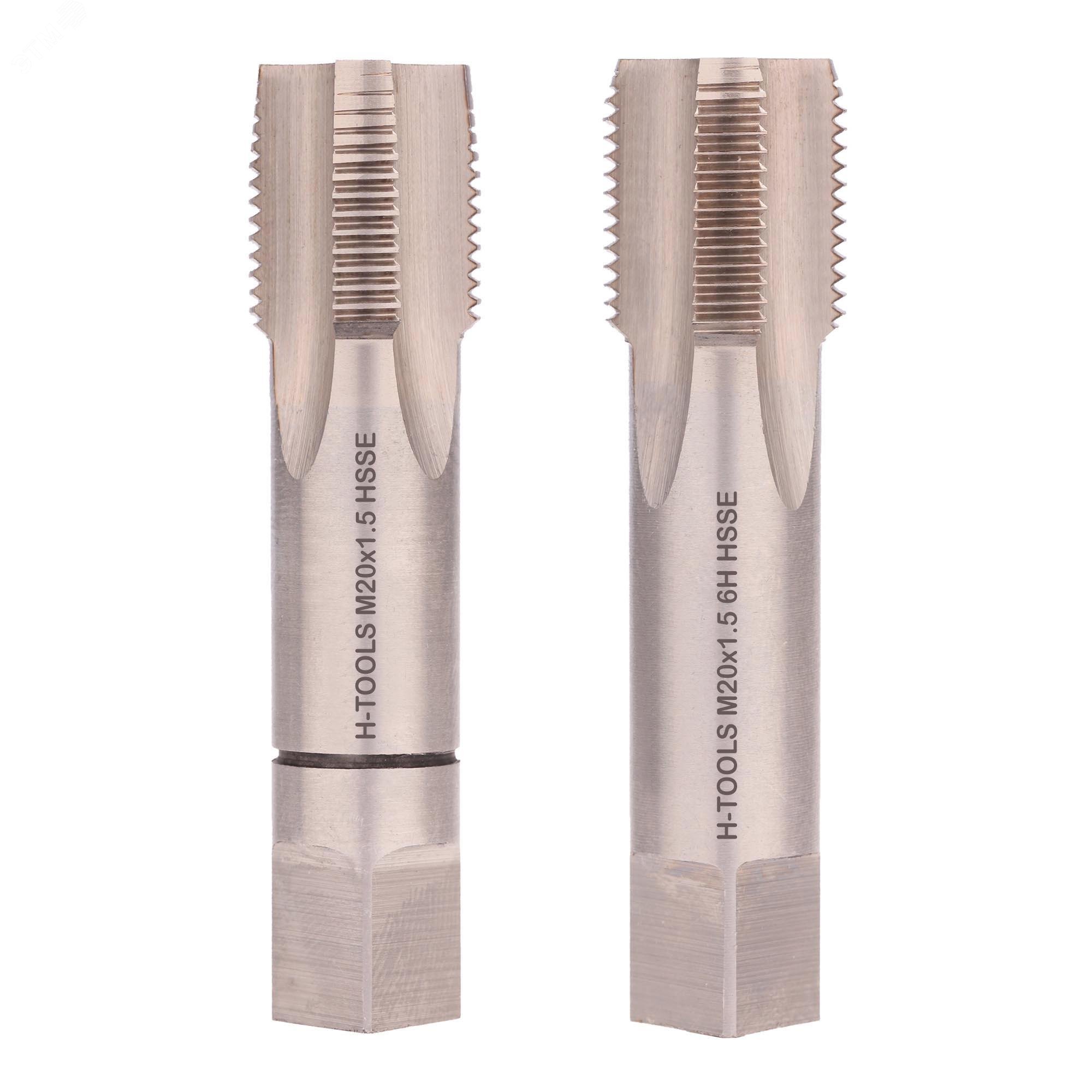 Изображение товара Набор метчиков 2шт М20х1,5 DIN2181 6h HSSE (комплект)