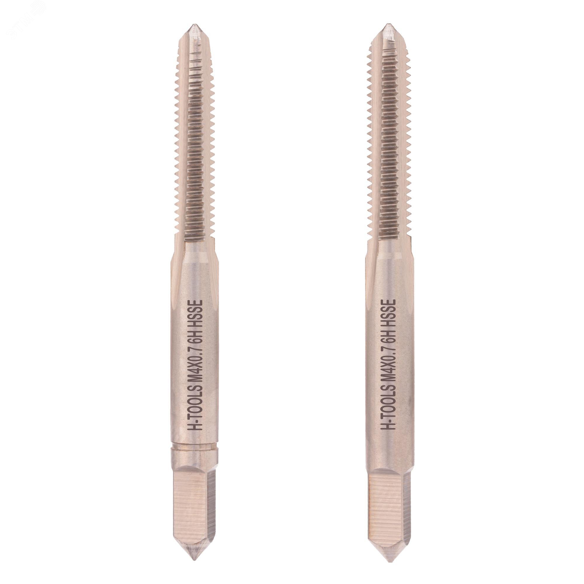 Изображение товара Набор метчиков 2 шт М4x0,7 DIN352 HSSE для внутренней метрической резьбы