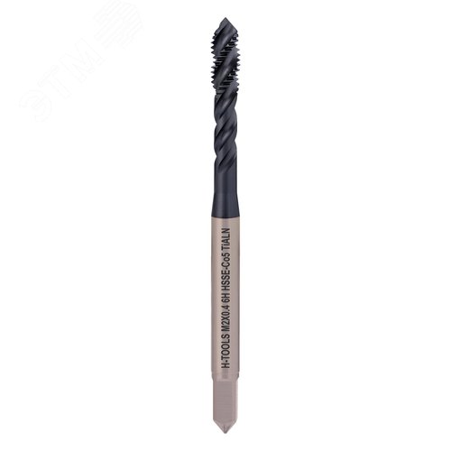 Изображение товара Метчик машинный винтовой М2х0,4 DIN371 HSSE-TiALN 6h C/2-3P R45 45мм a=2,1 (шт)