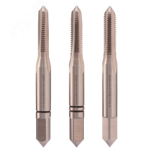 Изображение товара Набор метчиков 3шт М5х0,8 DIN352 6h HSSE (комплект)