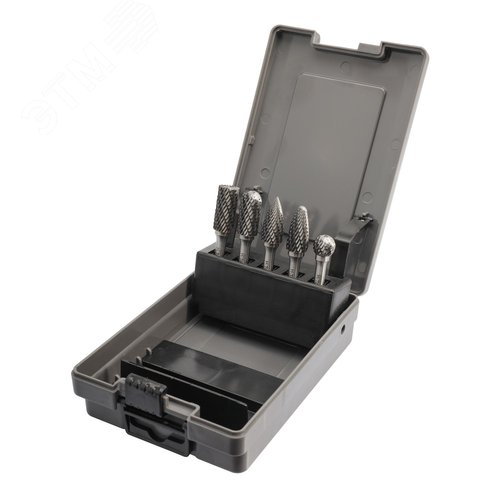 Изображение товара Набор бор-фрез твердосплавных 5шт HM (шт)