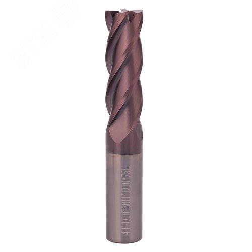 Изображение товара Фреза по металлу твердосплавная 10x75/30мм d10 4z 55HRC P20 TiALN (шт)