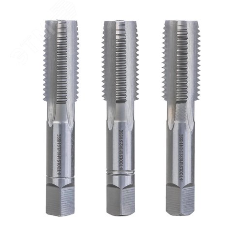 Изображение товара Набор метчиков 3шт М18х2,5 DIN352 6h HSSE (комплект)