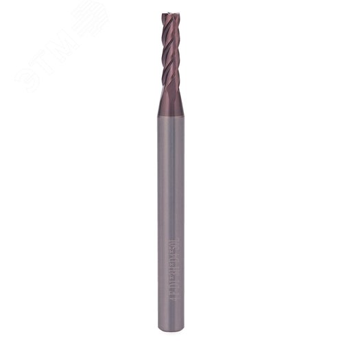 Изображение товара Фреза по металлу твердосплавная 1,0x50/3мм d04 4z 55HRC P20 TiALN (шт)