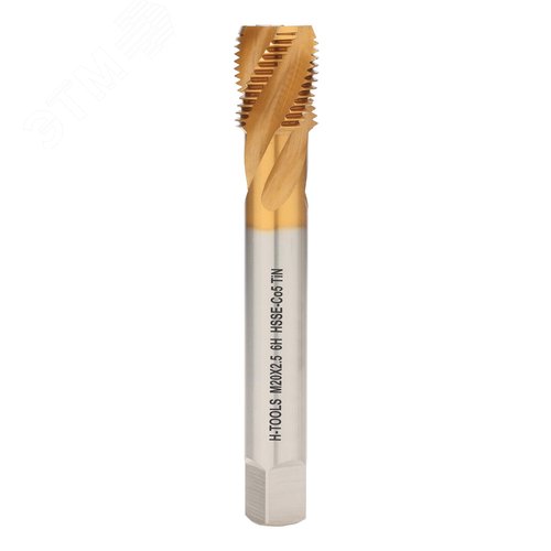 Изображение товара Метчик винтовой машинный М20х2,5 DIN376 6h HSSE-TiN (шт)