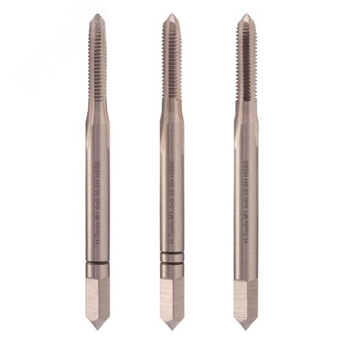 Изображение товара Набор метчиков 3шт М1,6х0,35 DIN352 HSSE 6h (шт)