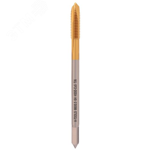 Изображение товара Метчик машинный М6х0,5 DIN374 HSSE-TiN 6h B/4-5P (шт)