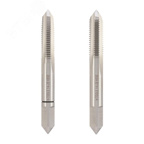 Изображение товара Набор метчиков 2шт UNF 1/4 -28 DIN2181 HSSE (шт)