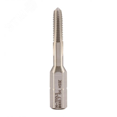 Изображение товара Метчик для шуруповерта М4х0,7 HSSE 6h 40мм a=1/4 (шт)