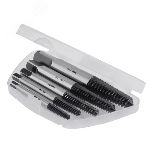 Изображение товара Набор экстракторов М3-18 5пр 35CrMo (шт)