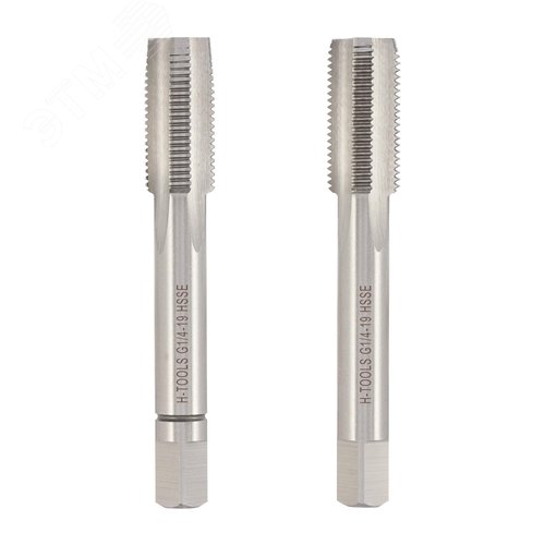 Изображение товара Набор метчиков 2шт G 1/4 -19 DIN5157 HSSE (шт)