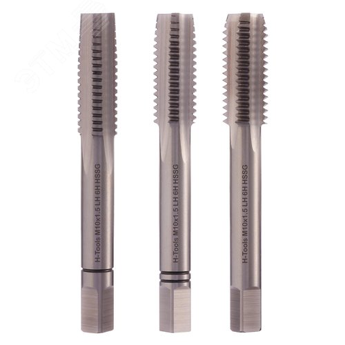 Изображение товара Набор левых метчиков М10х1,5 DIN352 HSS-G 6h (шт)