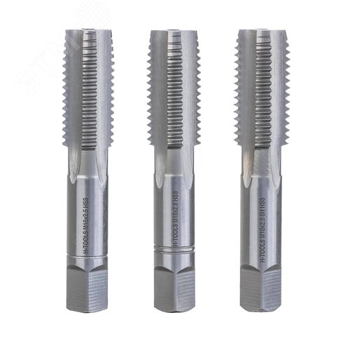 Изображение товара Набор метчиков 3шт М18х2,5 DIN352 6h HSS-G (комплект)