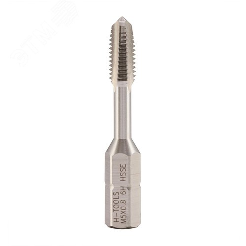 Изображение товара Метчик для шуруповерта М5х0,8 HSSE 6h 40мм a=1/4 (шт)