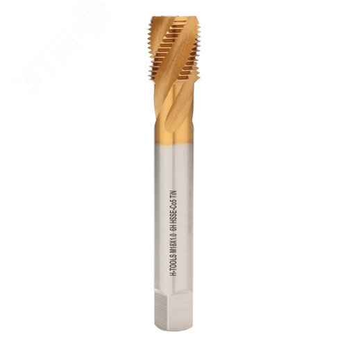 Изображение товара Метчик машинный винтовой М18х1,0 DIN374 HSSE-TiN 6h C/2-3P R45 110мм a=11 (шт)