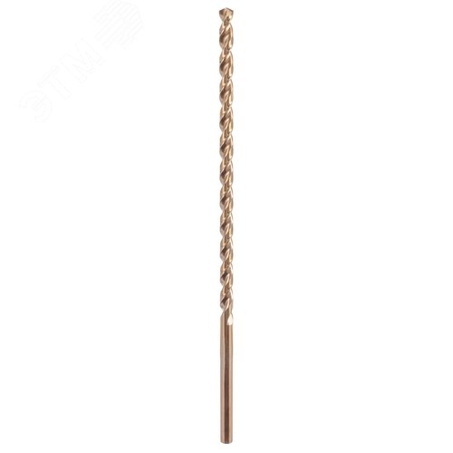 Изображение товара Сверло удлиненное по металлу 4,0x250/180мм HSSE-Co5 135° (шт)