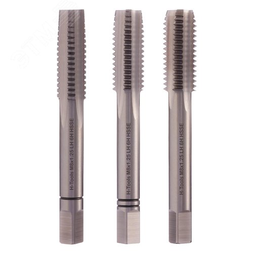 Изображение товара Набор левых метчиков М8х1,25 DIN352 HSSE 6h (шт)